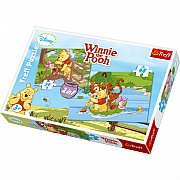 Набор пазлов 2 в 1 "Играем в воде" Винни Пух
