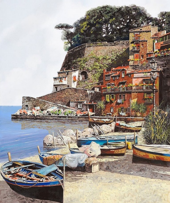 Художник Guido Borelli. Там ждёт тебя твой старый дом