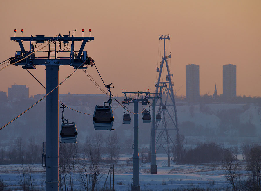 4. Канатный мост, Нижний Новгород 4. Канатный мост, Нижний Новгород места, мост, путешествие, россия
