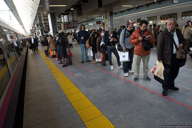 Japanese railway miracle - Shinkansen train