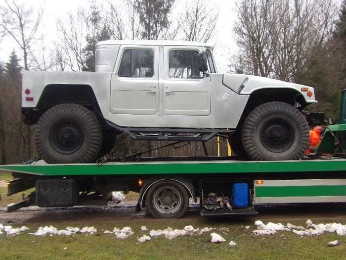 Самодельный Hummer H1 из старенького ГАЗ-66 HMMWV, hummer, авто, автомобили, газ, газ-66, самоделка, своими руками