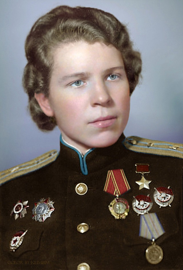 Герои Великой Отечественной войны в цветных фотографиях
