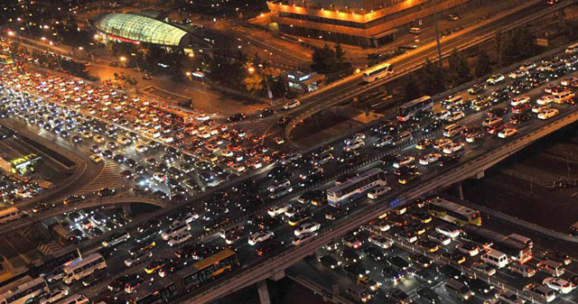 Пекин – город с самым нагруженным трафиком