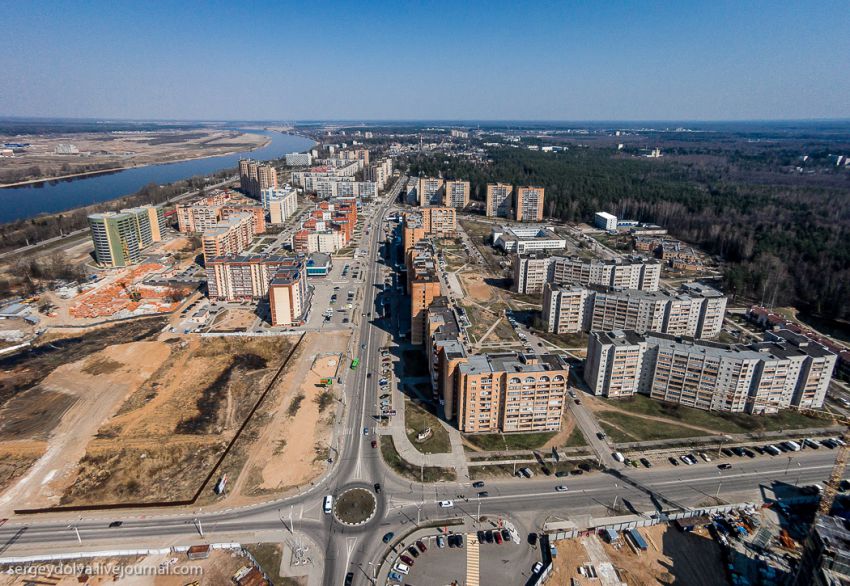 Дубна с высоты птичьего полёта. Часть 2 дубна, квадрокоптер, достопримечательности