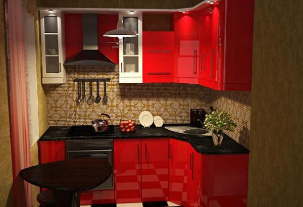Маленькие кухни - фото кухонь в интерьере, советы дизайнеров