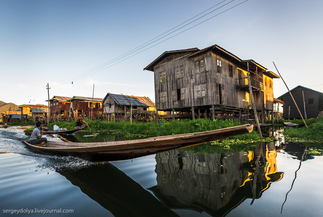 Бирма. Как живут в деревне на воде бирма, путешествие