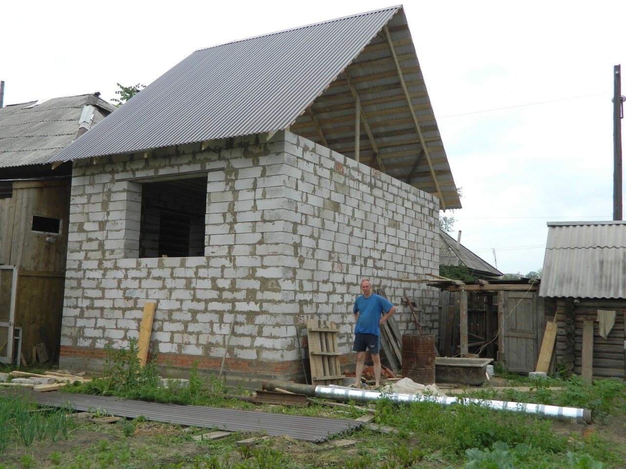 Фото пристроек к дому из блоков