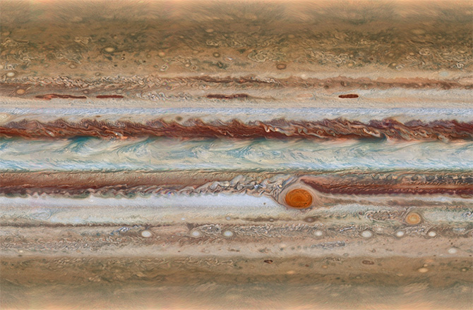 На Юпитере обнаружены странные структуры