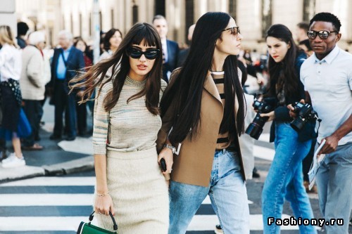 Неделя моды в Милане весна-лето 2016 - street style Неделя моды в Милане весна-лето 2016 - street style