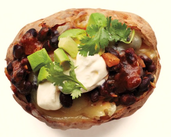 Пряный картофель с бобами Пряный картофель с бобами