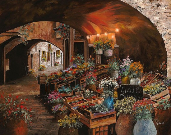 Художник Guido Borelli. Там ждёт тебя твой старый дом