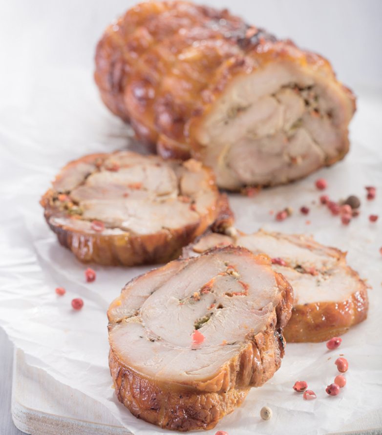 Куриный рулет с начинкой Куриный рулет с начинкой