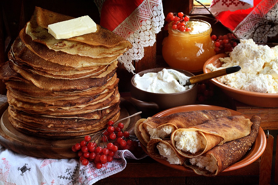 СКОРО МАСЛЕНИЦА! Блинчики с начинкой, блинчатые пироги, курники, кулебяки. (Подборка рецептов)