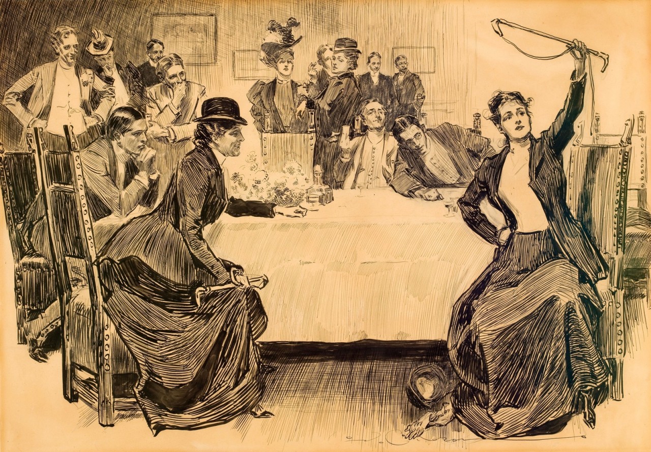 Чарльз Дана Гибсон (Charles Dana Gibson), 1867-1944 его картины