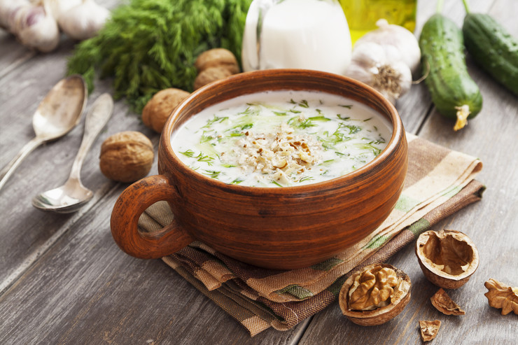 Блюдо дня: холодный болгарский суп Таратор