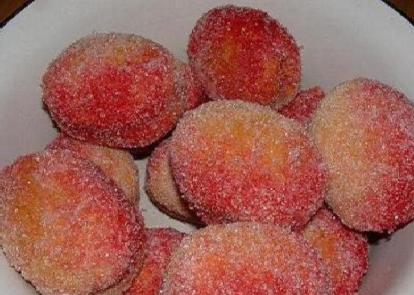 Выпечка персиков в