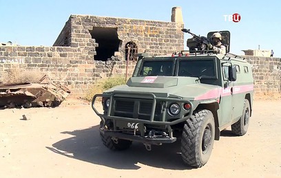 Российские военные участвуют в восстановлении провинции Дераа