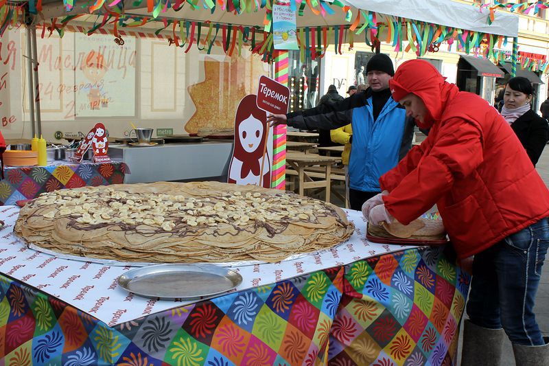 интересное, фото, масленица, блин, москва