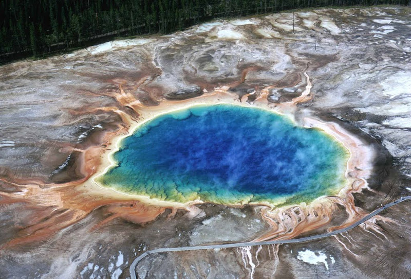 Супервулкан Йеллоустон (Yellowstone). Фото.