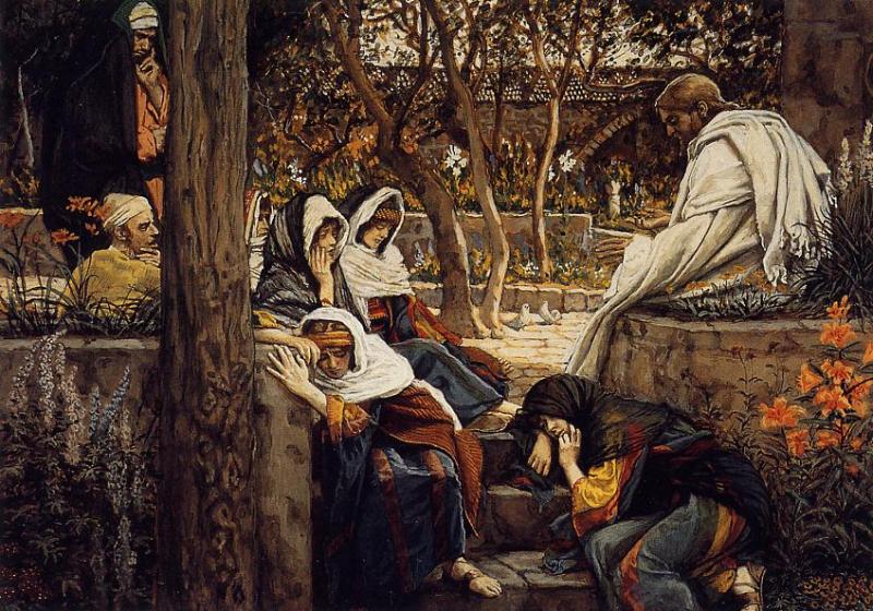 Tissot Jesus at Bethany, Автор: Tissot, Jacques Joseph (Жак Джозеф Tissot)Tissot, Jacques Joseph (Живопись на Gallerix.ru)