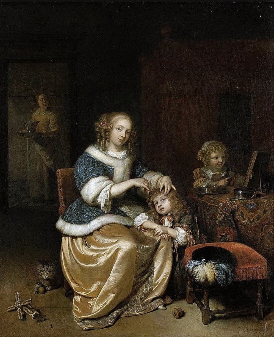 Художник Caspar Netscher (1639 – 1684). Мастер Золотого века