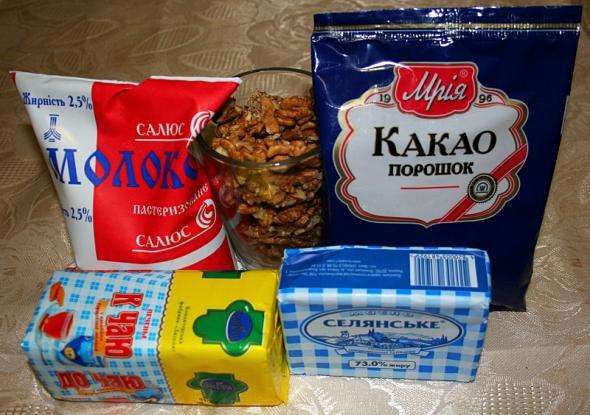 Рецепт сладкая колбаса из печенья и какао рецепт