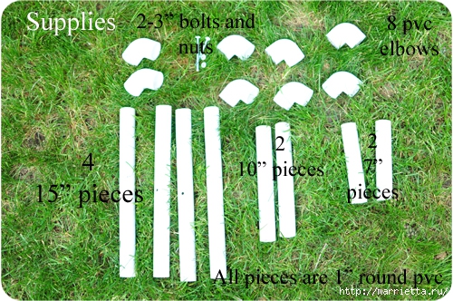 Отличные идеи использования пластиковых труб ПВХ (13) (500x332, 241Kb)