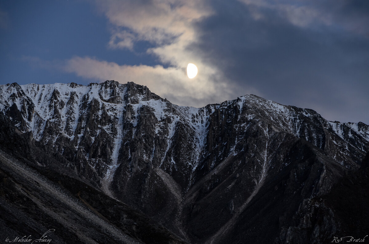 Взошла яркая луна