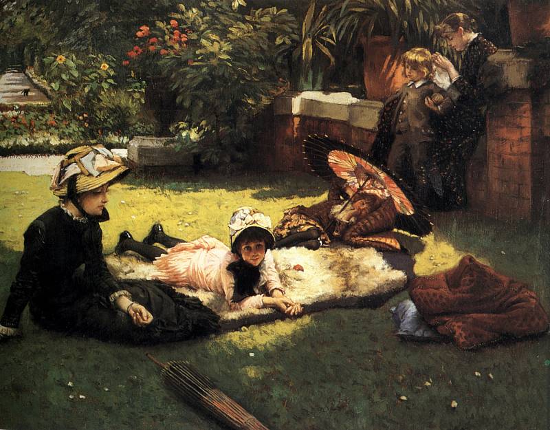 In the Sunshine, Автор: Tissot, Jacques Joseph (Жак Джозеф Tissot)Tissot, Jacques Joseph (Живопись на Gallerix.ru)