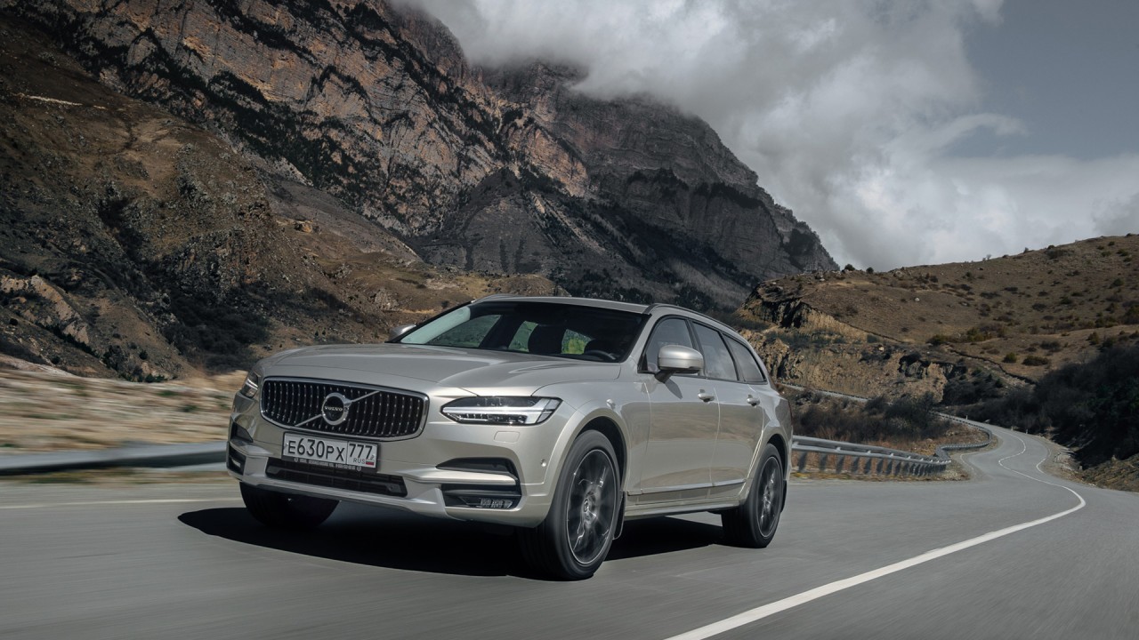 Тестируем новый Volvo V90 Cross Country в горах южной России. Фото 5