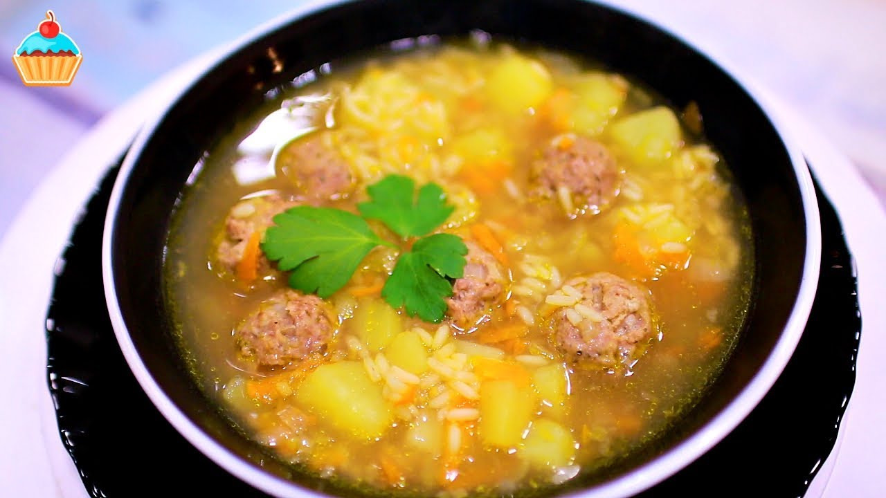 РИСОВЫЙ СУП С ФРИКАДЕЛЬКАМИ - ну, оОчень вкусный!