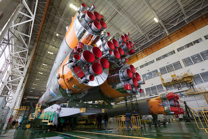 Как стартовал космический корабль «Союз ТМА-12М»