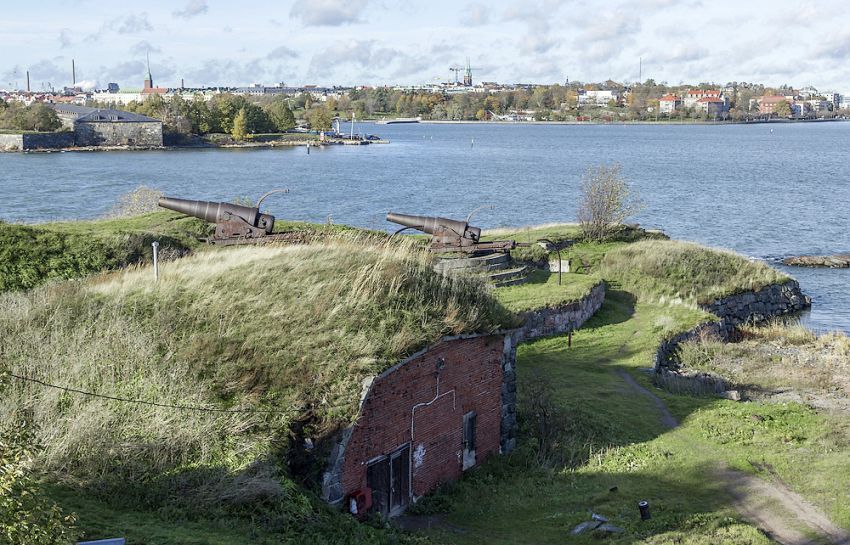 оружие, пушка, Финляндия, остров