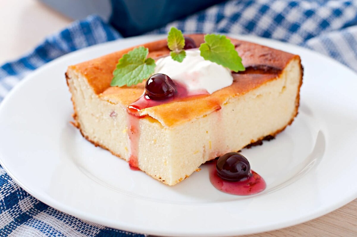 Творожная запеканка (Cottage cheese casserole)