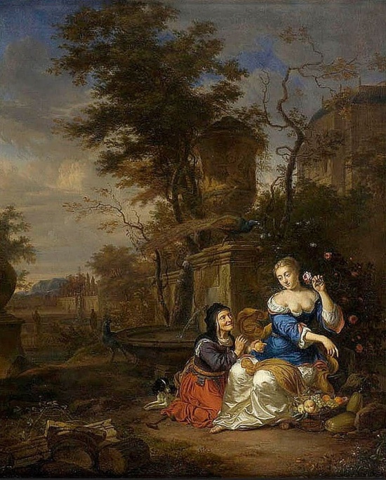 Художник Caspar Netscher (1639 – 1684). Мастер Золотого века
