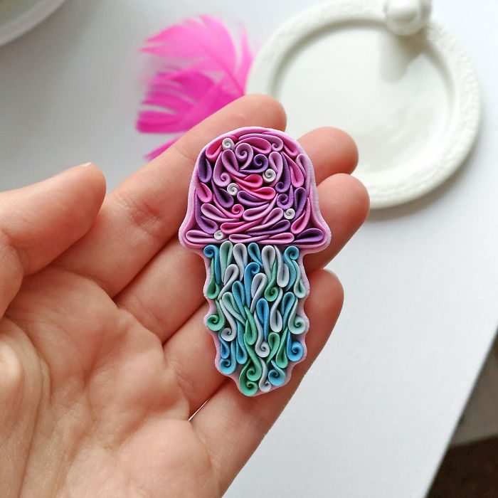 I Make Jewelry From Polymer Clay In Unusual Style