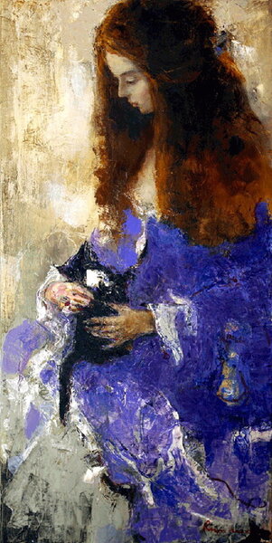(Catkin) 2008. Вообще, "Catkin" переводится как серёжка (напр. березовая). Возможно, это метафорически о волосах героини, пушистых как ольховые соцветия? Или о котёнке-пушистике? Загадка :))