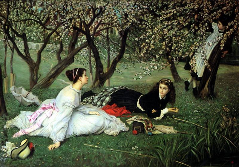 ger-Tissot-LePrintemps, Автор: Tissot, Jacques Joseph (Жак Джозеф Tissot)Tissot, Jacques Joseph (Живопись на Gallerix.ru)