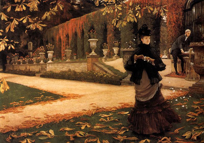 The Letter, Автор: Tissot, Jacques Joseph (Жак Джозеф Tissot)Tissot, Jacques Joseph (Живопись на Gallerix.ru)