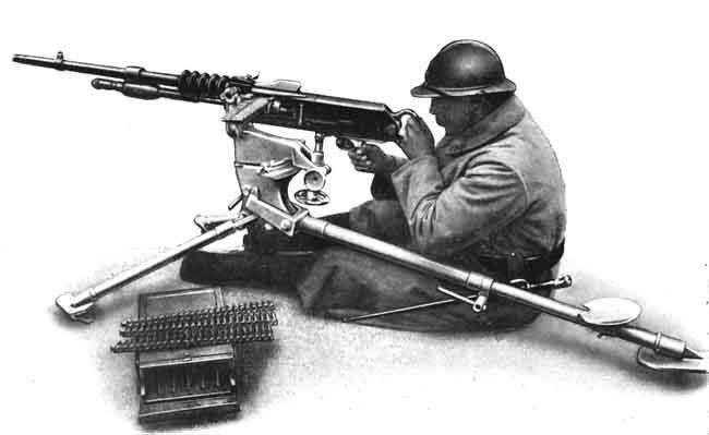 Ручной пулемёт Гочкис - незаслуженно забытое оружие двух мировых войн 20 века
