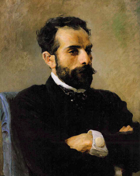 Портрет И.И. Левитана. Василий Дмитриевич Поленов, 1891