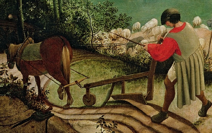 «Падение Икара». Фрагмент. «Падение Икара». Фрагмент.