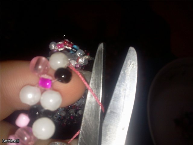 Воздушные бусы из бисера