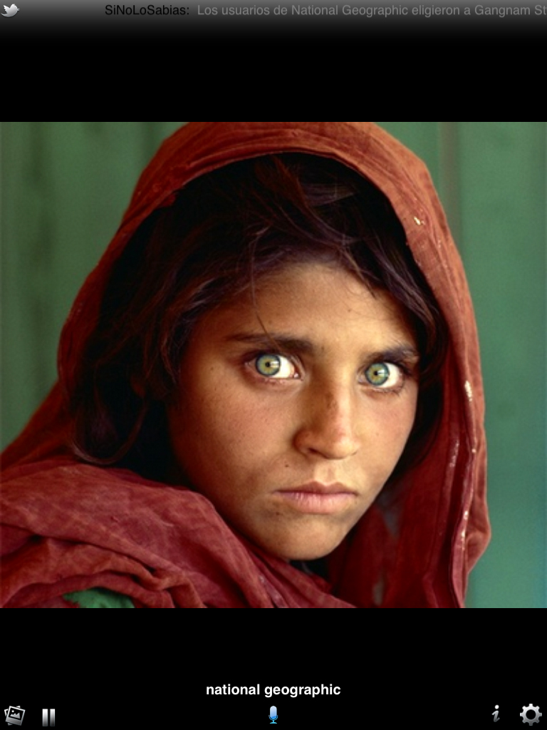 National Geographic Green Eyes Girl