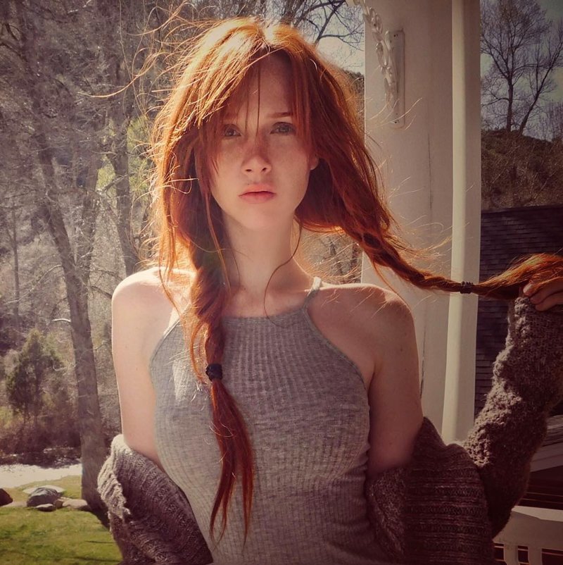 Young nn models redhead freckles