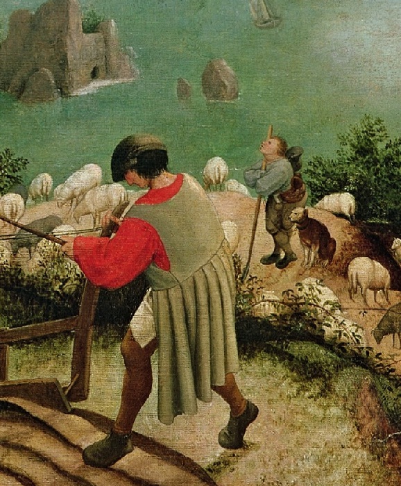 «Падение Икара». Фрагмент. «Падение Икара». Фрагмент.
