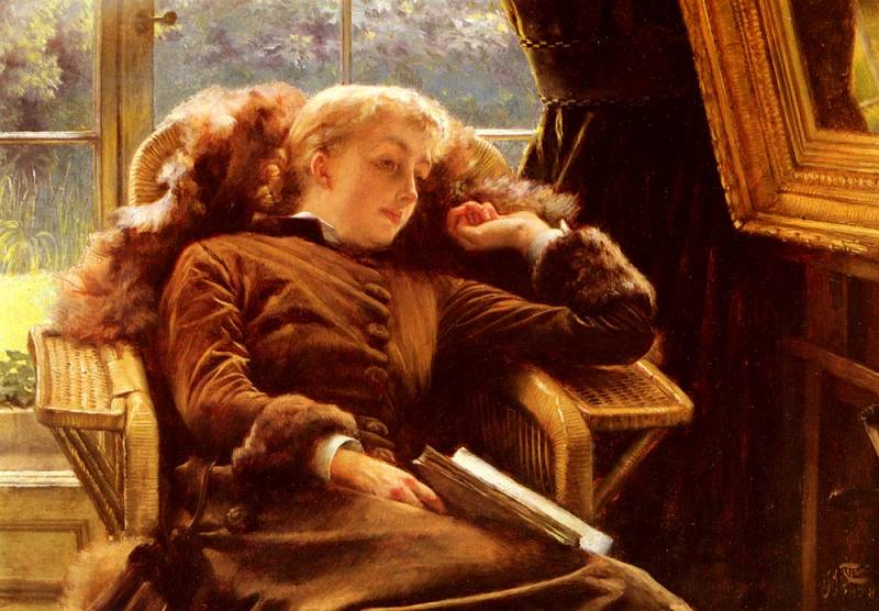 Tissot James Jacques Joseph Kathleen Newton In An Armchair, Автор: Tissot, Jacques Joseph (Жак Джозеф Tissot)Tissot, Jacques Joseph (Живопись на Gallerix.ru)