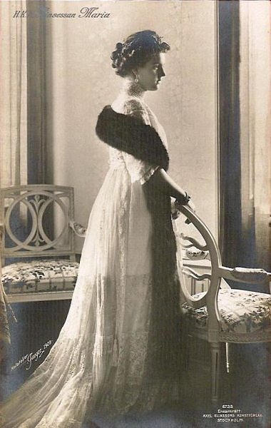 1909 Princess Marie of Sweden, Grand Duchess Maria Pavlovna