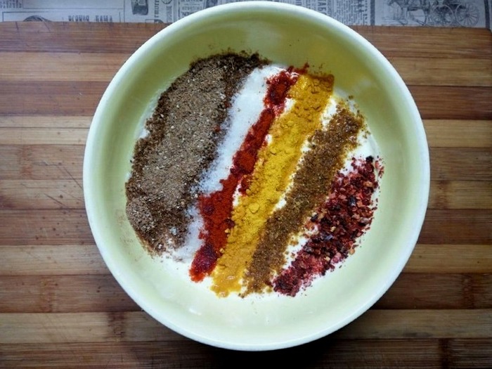 Курица гарам масала