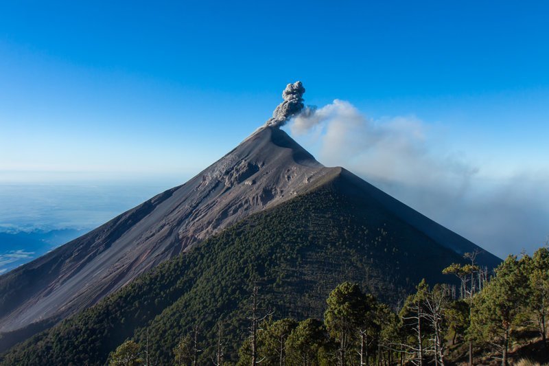 Гватемала. Поход на вулкан Акатенанго путешествия, факты, фото